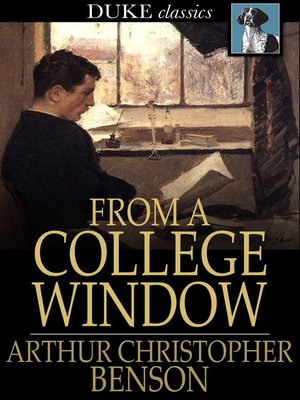 cover image of From a College Window